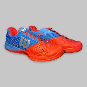Wilson Kaos 2.0 Men’s Tennis Shoes - Red/Blue - Size 12